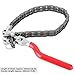 Oil Filter Wrench,Acouto Chain Wrench Spanner 13.8in Long Handle Adjustable Oil Filter Spanner,Auto Car Repairing Tool Removal Hand Tool Self Adjusting