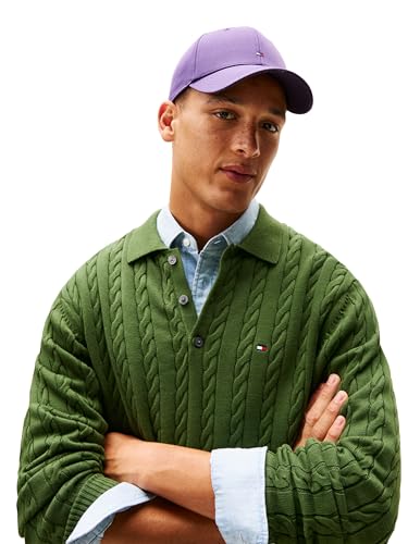 Image of Tommy Hilfiger Men's Cotton Flag Logo Adjustable Baseball Cap