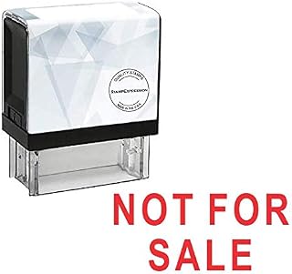 StampExpression - NOT for Sale Office Self Inking Rubber Stamp - Red Ink