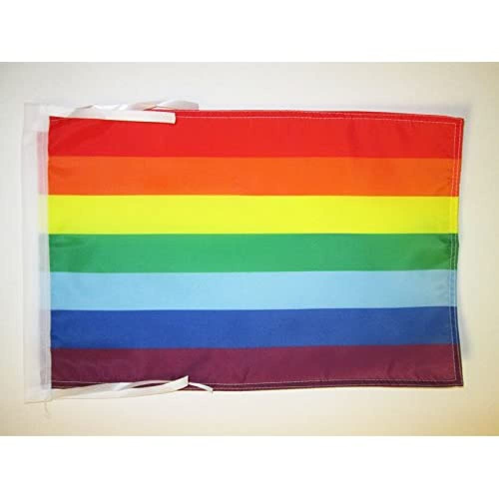 AZ FLAG - Quechuan People Flag - 18'' x 12'' - 100% Polyester runa simi Small Banner with Two Cords - Fade Resistant - Vivid Colors - 18x12 in - 45x30 Cm — image 1