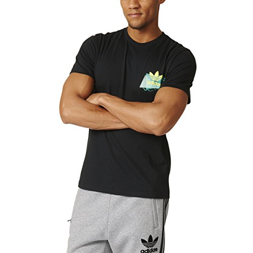 adidas Originals Men's Tops 80's Show Graphic Tee, Black, XX-Large