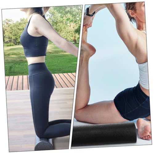 Rodillo semicircular de alta densidad para yoga, relajación muscular y entrenamiento del equilibrio, columna de masaje ligera de espuma para fisioterapia y ejercicio, herramienta portátil de fitness miniatura 7