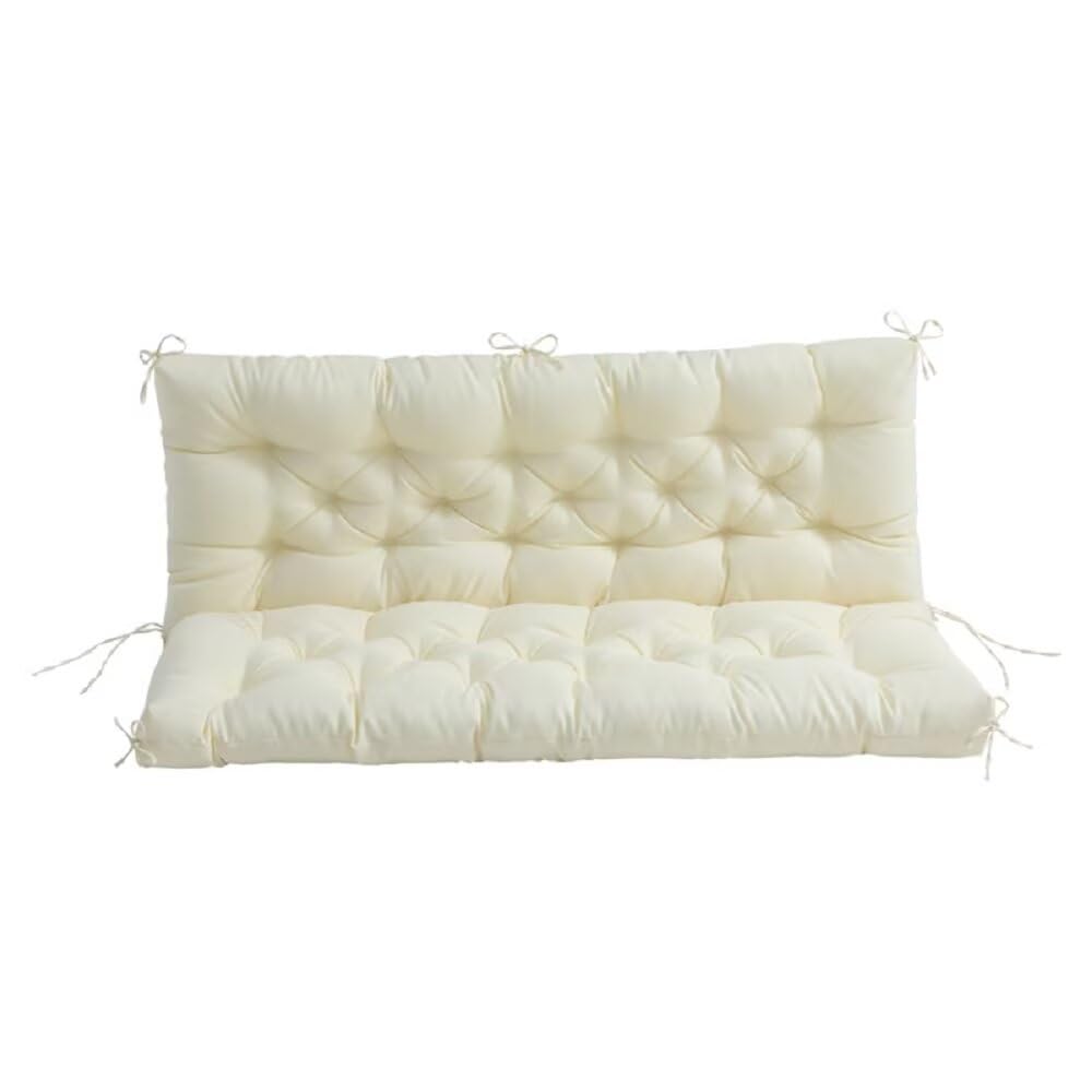Cuscino impermeabile per dondolo da giardino a 3 posti, con cuscino per sedia per mobili da patio, comodo cuscino per panca elegante decorazione da giardino
