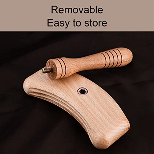 Ferramenta de massagem ergonômica de madeira lisa destacável Gua Sha Ferramenta de massagem