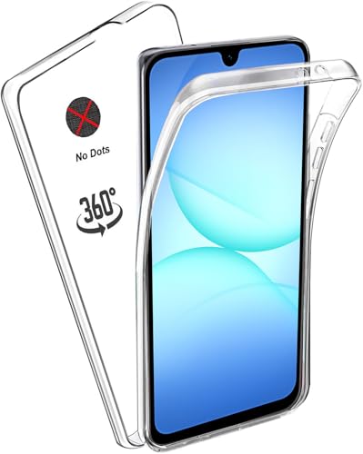 KP TECHNOLOGY Front and Back Case Compatible with Samsung Galaxy A17 - (360°) Full Complete Protection Samsung Galaxy A17 5G Case (Clear)