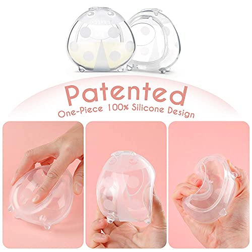 image for haakaa Ladybug Silicone Breast Milk Collector - Wearable Breast Shells