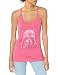 Star Wars Junior's Vader I Find Your Lack Of Faith Disturbing Graphic Tank, Pink Heather, Medium