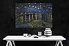 Starry Night Over The Rhone by Vincent Van Gogh Canvas Prints Abstract Framed Wall Art Office Home Decor 30 x 20cm (12 x 8 inches) A4 #1