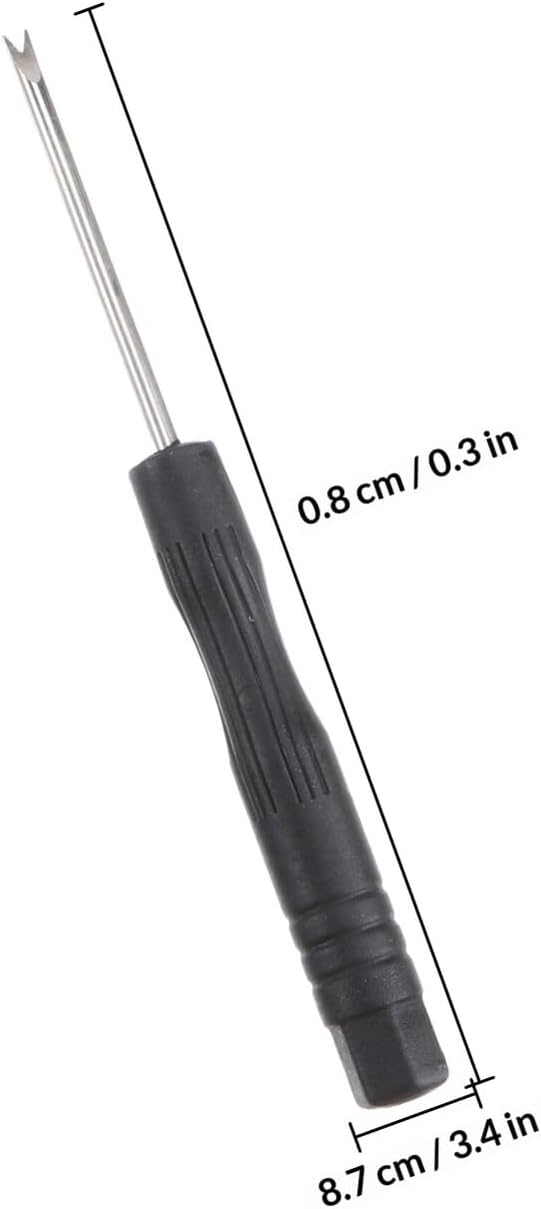 Zerodeko 50pcs V-bend Shape Steel Nail Pullers and Screw Removal Tools for Home and Automotive Trim Repair, Pin Lifting Tack Puller Set for Panel and Upholstery Maintenance