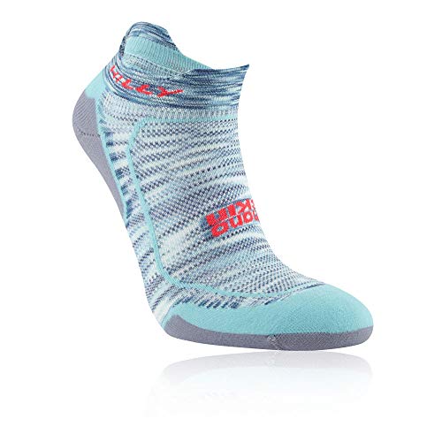 Hilly Clothing Lite Comfort - Calcetines de Running para Mujer, Mujer, Color Azul/Gris, tamaño FR : M (Taille Fabricant : 39.5-42.5)