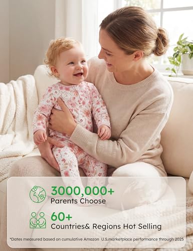 Image of Yoofoss Baby Pajamas 100% Organic Cotton Baby Sleepers for Newborn 0-3 3-6 6-9 Months Boys Girl Clothes 3pcs Footed PJs
