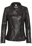 damen lederjacke schwarz günstig DAS MATERIAL der Damenjacke ist Premium Leder und aus hochwertigem Lamm Nappa. Das wertvolle Echtleder ist von Natur aus strapazierfähig und gleichzeitig wunderbar weich. Bereits beim ersten Anziehen der nachhaltigen Jacke fühlt man den angenehmen Tragekomfort.