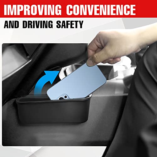 Mabett Center Console Shifter Storage Box Compatible with Ford Bronco 2021 2022 2023 2024, Organizer Gear Side Storage Tray for Bronco Accessories 2/4-Door, Interior Accessories, Matte Black