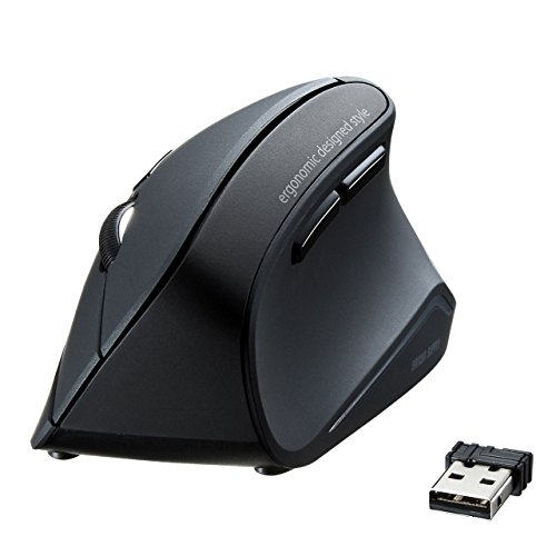 Souris RF sans fil SANWA SUPPLY MA-ERGW10 finition haut de gamme noir