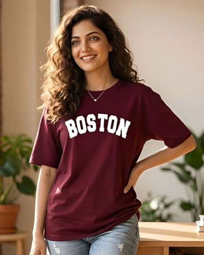 Image of AUSK Womens Cotton T-Shirts || Oversized T Shirts