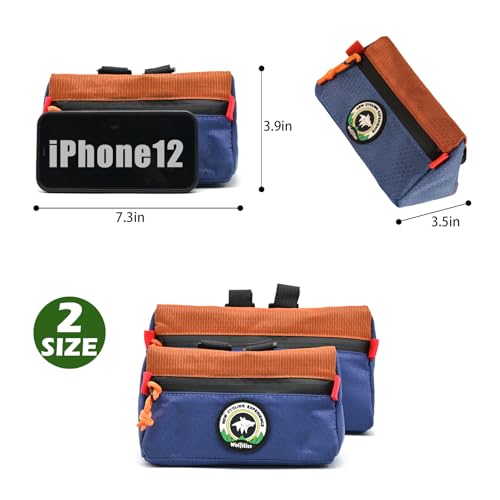Vortika Bike Handlebar Bag,Kids Bicycle Front Basket Pack,Waterproof Bikes Bag,Small Bicycle Handle Bar Bag for Boys Girls Men Women by Vortika - Image 3