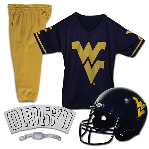NCAA West Virginia Mountaineers Deluxe Youth Team Uniform Set, Small