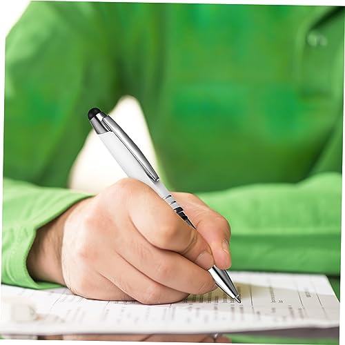 Bolígrafo táctil SOIMISS con linterna para escribir sin manchas en pantallas de computadora 4