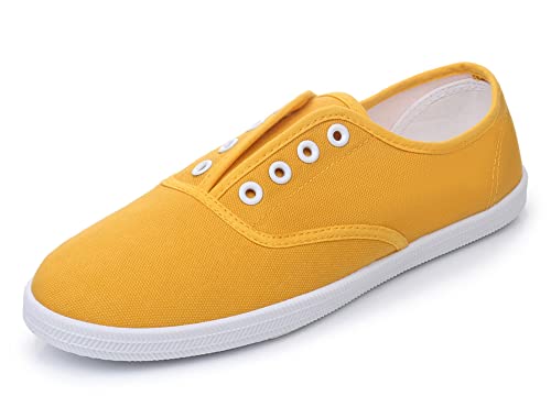 VenusCelia Women's Blaze Canvas Slip-On Sneaker