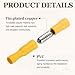 MECCANIXITY 100 Set Heat Shrink Butt Connectors, 16-14AWG Insulated Waterproof Wire Connectors Yellow Male and Female Wire Crimp Terminals for Industrial, Automotive, Boat Stereo
