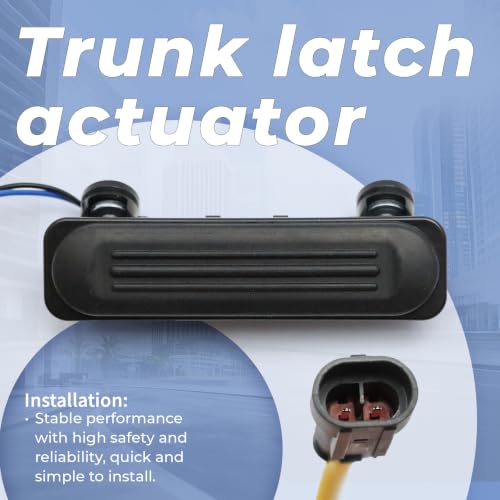 Zoyatech Interrupteur de déverrouillage de hayon pour Fiat Doblo 51829929 - Poignée d'ouverture de hayon de voiture – vue 2