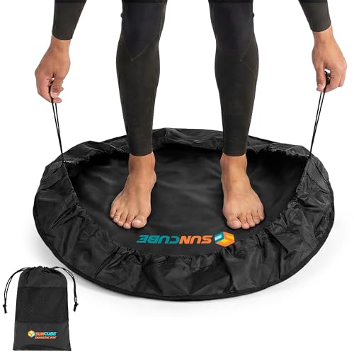 SUN CUBE Wetsuit Changing Mat & Waterproof Surf Bag