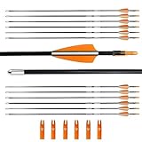 BOWSOUL 28“ Archery Arrows Training Practice Target Arrows...