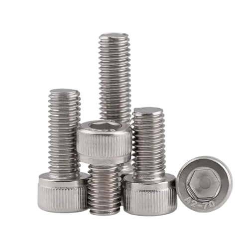 M3-30mm 304 Stainless Steel Hex Socket Head Cap Screws Bolt(M3x5mm 66PCS)