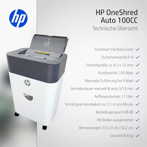 HP OneShred Auto 100CC - vue 8