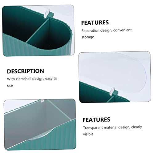 FRCOLOR 1 Peça Caixa De Armazenamento De Algodão Cosmético Organizador De Gaveta Para Recipientes De