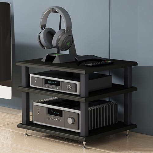 Estante esquinero de 4 niveles para videoconsolas y audio en salas de juego 2