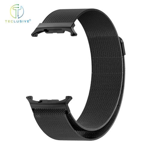 Image of T TECLUSIVE Ultra Luxury Magnetic Metal Chain Strap Band Compatible for Galaxy Watch Ultra | No Gap Adjustable Magnetic Strap for Galaxy Watch Ultra