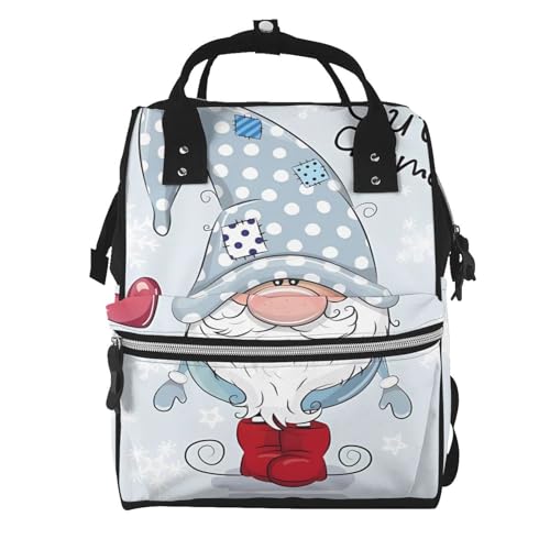 Sac à dos à langer noir idéal pour les promenades en famille et voyages avec bébé