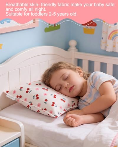 Image of ALVABABY Toddler Pillowcases 2 Pack Organic Cotton Fit 13 inchx 18 inch or 12 inchx16 inch Kids Pillow Cover Envelope for Girl Boy 2TPE53A | Envelope for Girl Boy Travel(Pillowcase Only)