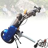 ➤【SÉCURITÉ RENFORCÉE AVEC DOUBLE FREINAGE】Équipé de freins à disque doubles et d'un frein à main d'urgence, ce système de traction pour fauteuil roulant sportif garantit un contrôle et une sécurité optimaux. Le phare LED intégré avec avertisseur sonore assure une visibilité et une alerte optimales pour une utilisation de jour comme de nuit.