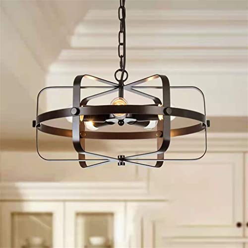 Lampe suspendue linéaire rétro en fer pour décoration de bar - 6