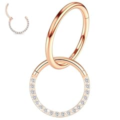 Rose Gold-Single+Flat CZ