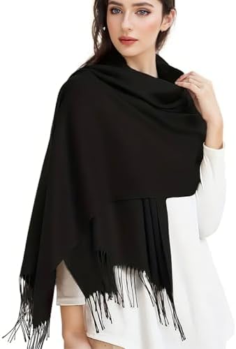 Pashmina Scarf and Shawl - Soft Women Pashminas Wrap for Wedding Evening Party dresses