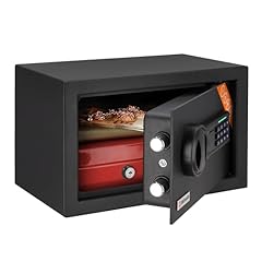 Brihard Home Cassaforte Elettronica Compatta 11L – Cassaforte Piccola 20x31x20 cm con Tastierino Digitale e Schermo LED – Cassetta di Sicurezza per Contanti e Gioielli