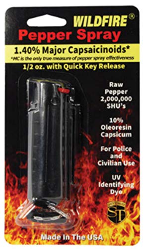 Wildfire 1.4% MC 1/2 oz pepper spray hard case with
