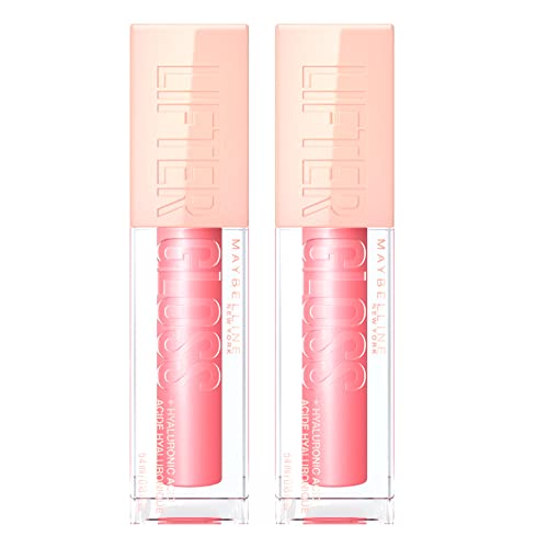 Maybelline New York 2 x Lip Gloss Volume Lip Gloss mit Hyaluronsäure Seidenfarbe 004-2