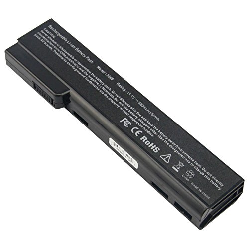 ARyee Batería compatible con HP ProBook 6360b 6460b 6465b 6470b 6475b 6560b 6565b 6570b 628670-001 659083-001 CC06 C06X CC06XL HSTNN-F08C HSTNN-I90C HSTNN-LB2F(11,1 V 5200 mAh Cover