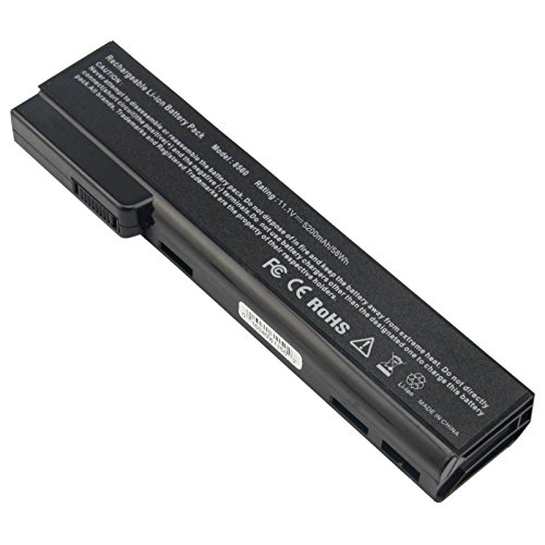 ARyee 6360B - Batteria compatibile con HP ProBook 6360b 6460b 6465b 6470b 6475b 6560b 6565b 6570b 628670-001 659083-001 CC06 C06X CC06XL N-F08C HSTNN-I90C HSTNN-LB2F (11,1 V, 5200 mAh)