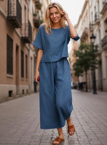 Image of Co ord Set for Women Stylish | Dress for Woman | Summer Cord Set for Women | Pajama Set | Pyjama Set for Beach & Resort Outfits Full Sleeve (29 C-1-3)