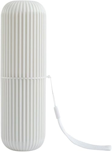 GLEAVI Tootpaste - Soporte portátil para cepillos de dientes, estuche de viaje para pasta de dientes, contenedor de plástico para cepillos de