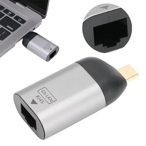 Type C USB C to Ethernet Adapter, USB Type-C to RJ45 Gigabit Ethernet LAN Network Adapter for Windows，Android，Mas OS-image-27