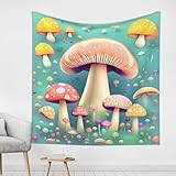 Matériau de la tapisserie : notre jolie tapisserie murale imprimée de petits champignons est fabriquée à partir de polyester. Accrochez-la sans effort pour élever instantanément votre espace de vie. Que ce soit dans la chambre, le salon ou le bureau, cette décoration murale apporte chaleur et élégance à votre intérieur.