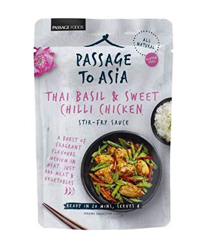 #RT Passage Foods Passage to Asia – Thai Basil and Sweet Chilli Chicken Stir-fry Sauce 200g – The aromatic fragrance of basil, enriched with herbs and spices