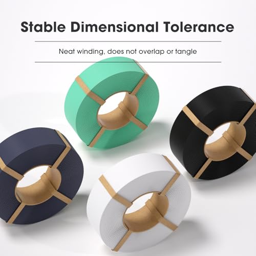Image of eSUN Matte PLA Refilament 1.75mm, Matte 3D Printer Refill PLA Filament, 1KG Spoolless 3D Printing Filament for 3D Printers, Dark Grey