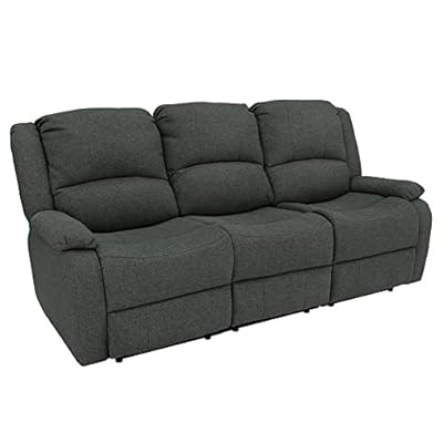 RecPro Charles Collection | 80" Double Recliner RV Sofa | RV Zero Wall Loveseat | Wall Hugger Recliner | RV Theater Seating | RV Furniture | RV Living Room (Slideout) Furniture | Cloth by RecPro